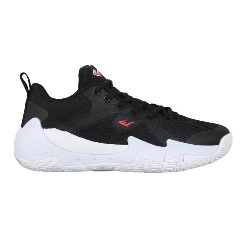 Everlast Mens Bb500 SN62 Leather Lace Up Sneakers / Black